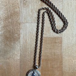 NG 14k Pendent KZR 10k Gold Chain 