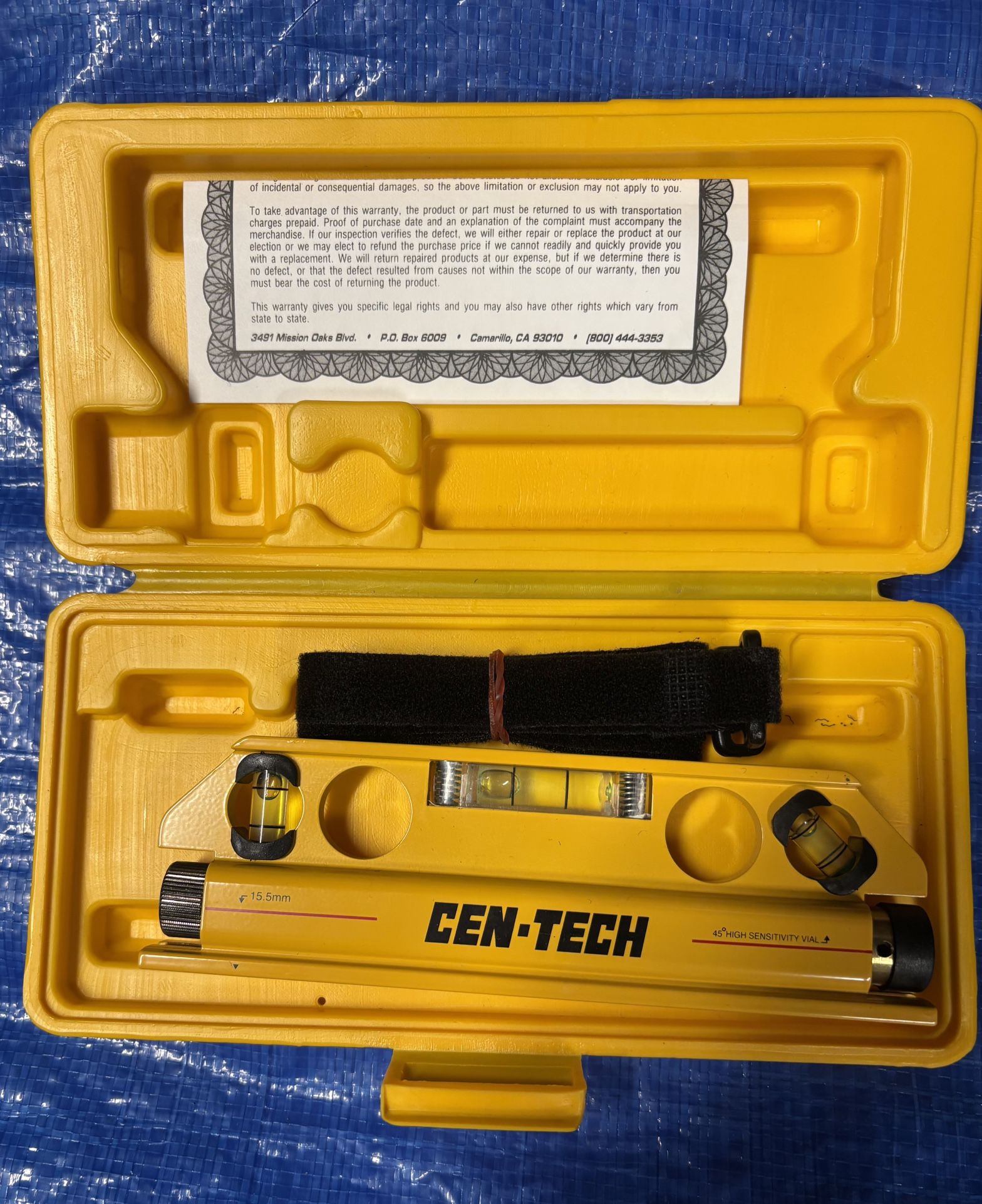 Cen-Tech High Sensitivity Vial.