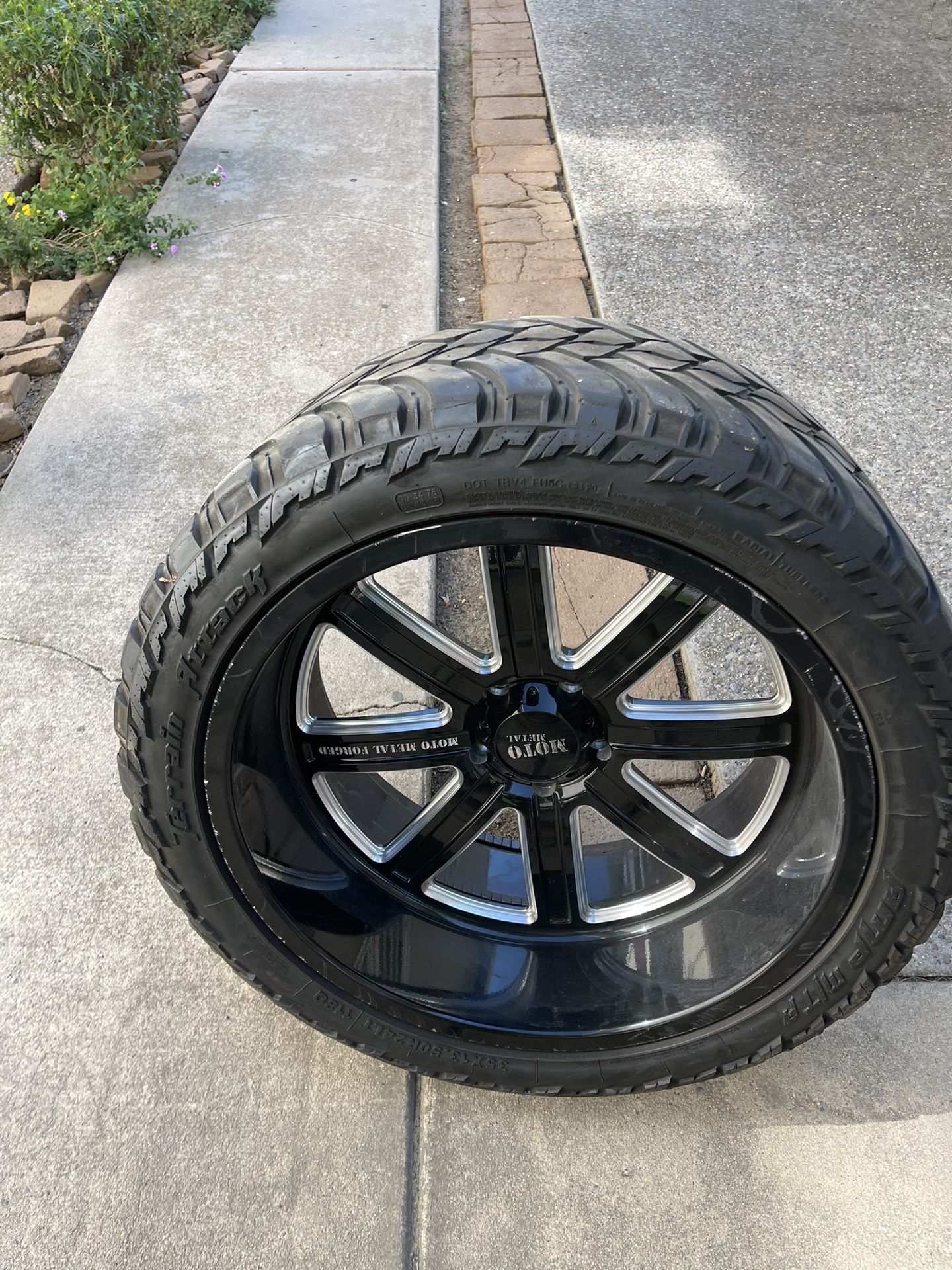 24”and 26” Wheels And Tires 4 Rims Each Set 1100 O.b.o. for Sale in