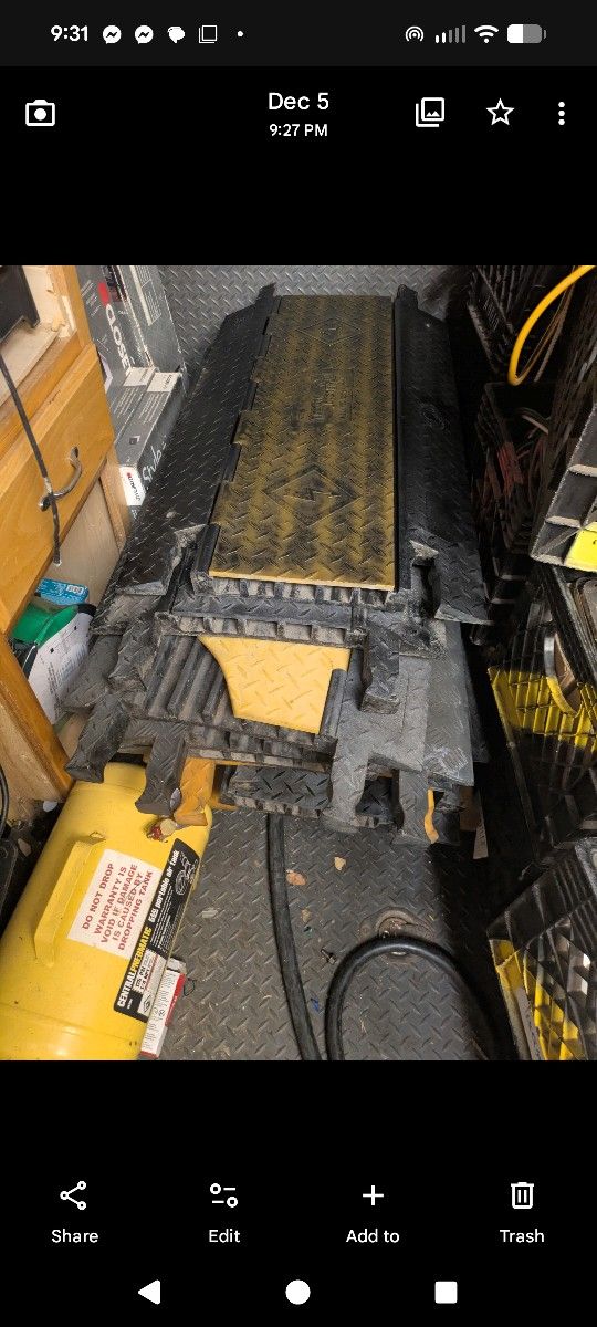 15 Heavy-Duty 5-Channel Cable Protector Ramps – Commercial/Event Grade – Bundle Deal