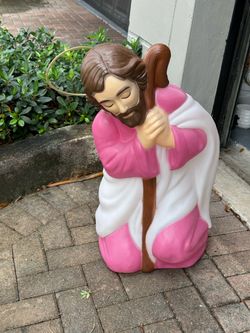 1995 Empire Joseph Blow Mold Nativity Christmas 13x13 h 28 figure