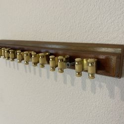 Vintage Pool Cue Rack