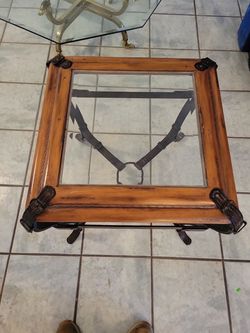 glass top table