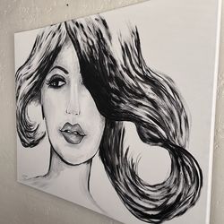 Original acrylic painting 36” x48” handmade