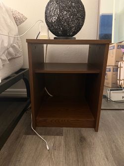 Wood night stand