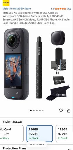 Brand new Insta 360 C5 bundle (in box)