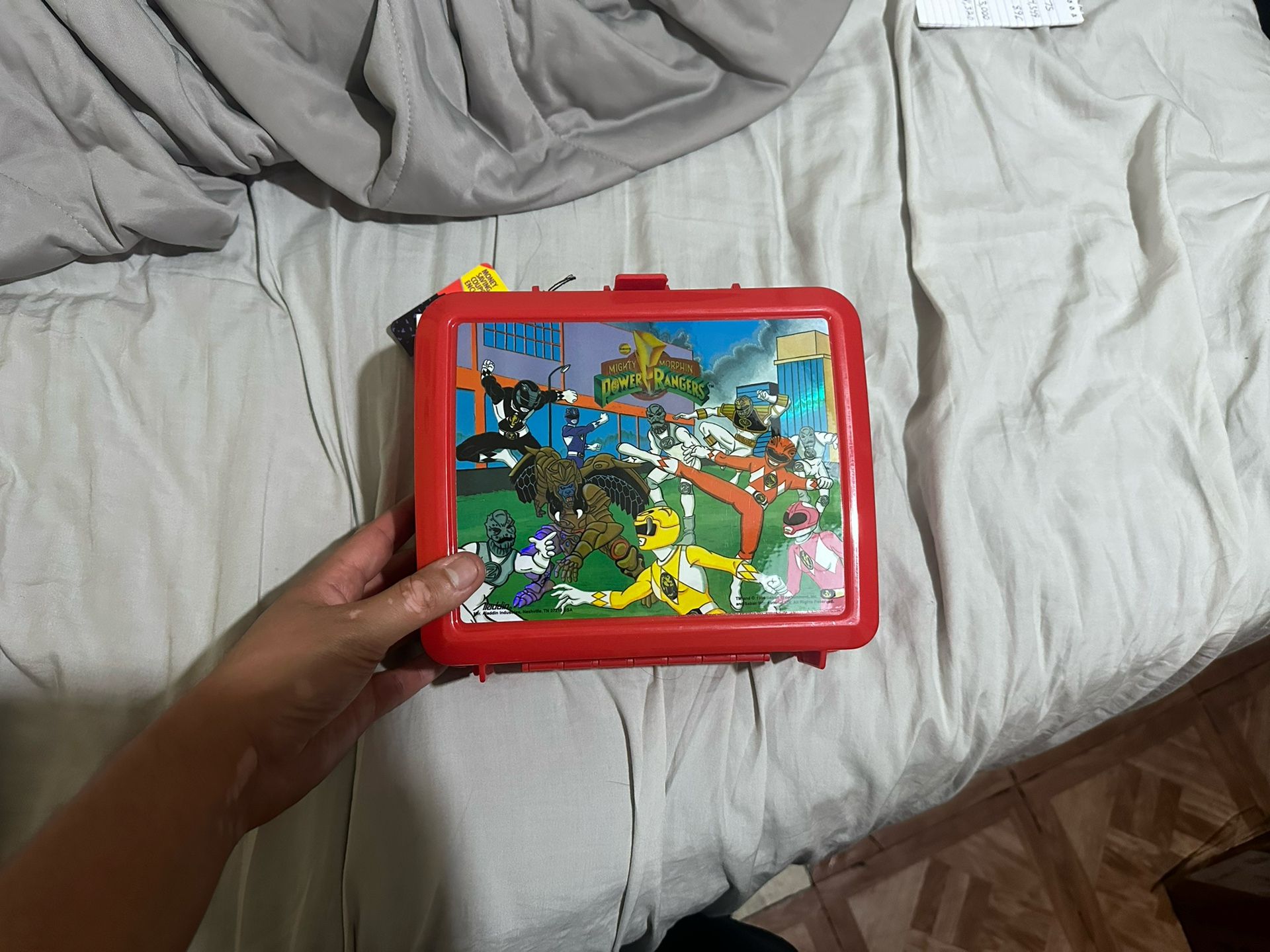 Vintage Original 1995 Power Ranger Lunchbox With Thermos 