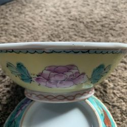 Vintage 20th Century Oriental Cereal Bowl
