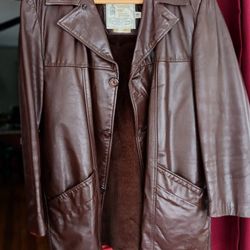 London Fog Leather Sport Coat