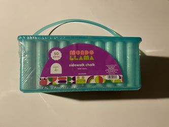 Mondo Llama Sidewalk Chalk Set 50 Pieces New Sealed Summer Outdoor Fun Art Draw