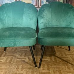 Velvet Accent Chairs