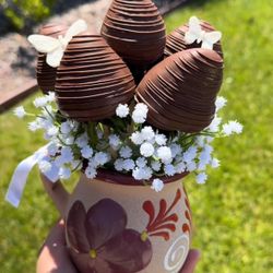 Valentines Flower Mug Arrangement 