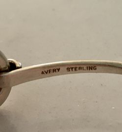 Retired James Avery Sterling Silver Heart Hook Bracelet- size