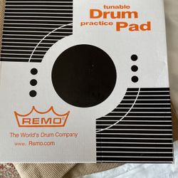Drum Pad With Stand And 1 Set Of Drum Sticks