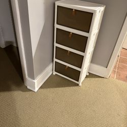 White Drawers