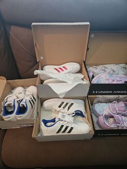 5 pairs of Adidas & Under Armor Sneakers