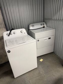 Whirlpool washer and dryer
