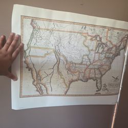 USA 1820 MAP