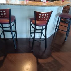 3 Industrial strength bar stools