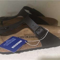 Birkenstock Gizeh – Black, Size 40 – Brand New, Tags