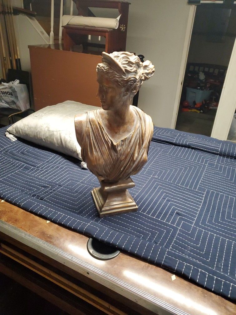Vintage Diana Bust Statue