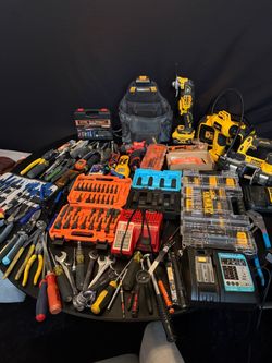 Large Mixed Tool Lot – DeWalt, Milwaukee & More