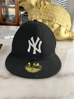 black yankees hat size 7