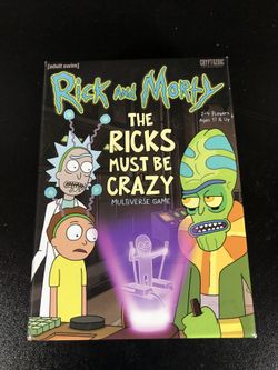 Rick and Morty the ricks must be crazy Multiverse Game