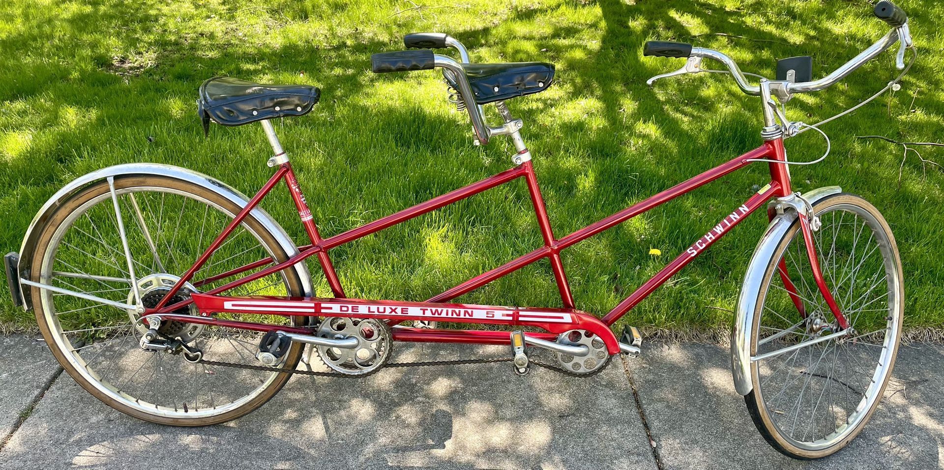 1980 Schwinn DeLuxe Twinn 5 Speed Tandem Bicycle