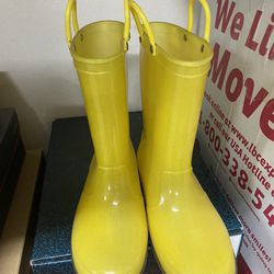 Kids Yellow Rain Boots