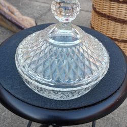 Avon Candy Dish, +Non Matching Dish And Lid.