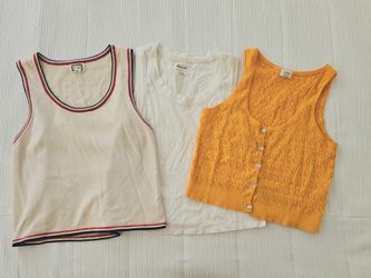 Casual Tanks Cotton & Knit 3pcs