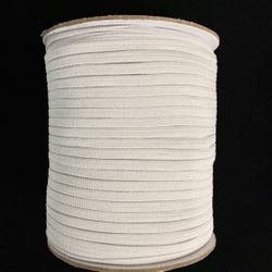 1/4” White Elastic