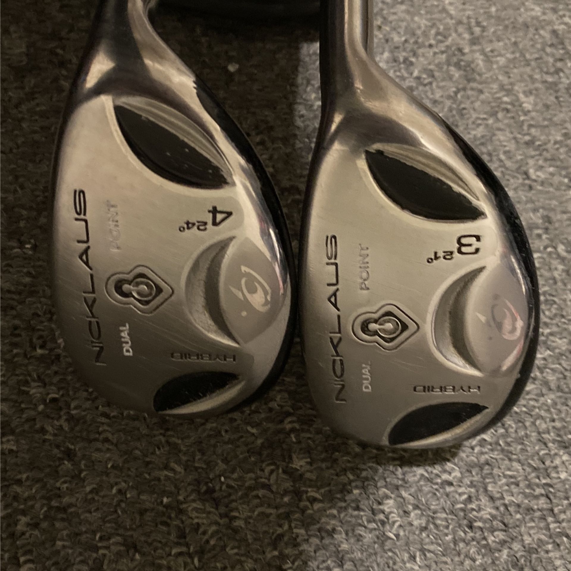Nicklaus 3 and 4 Hybrid Set Golf Clubs
