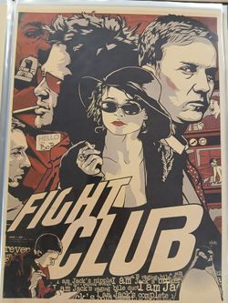 Fight Club Alternative Movie Art Poster