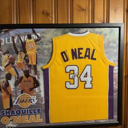 Shaquille O’Neal Signed Framed Jersey