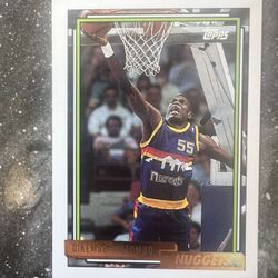 1992 Topps Basketball Card Dikembe Mutombo Rookie