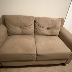 Brown Love Seat