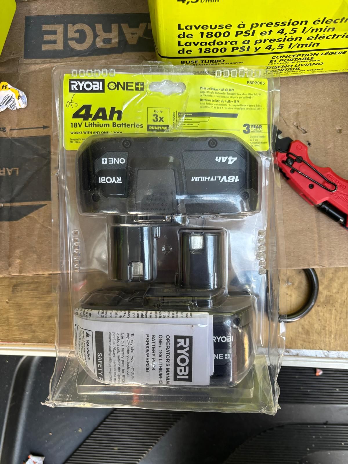 Ryobi Batteries 18v Lithium