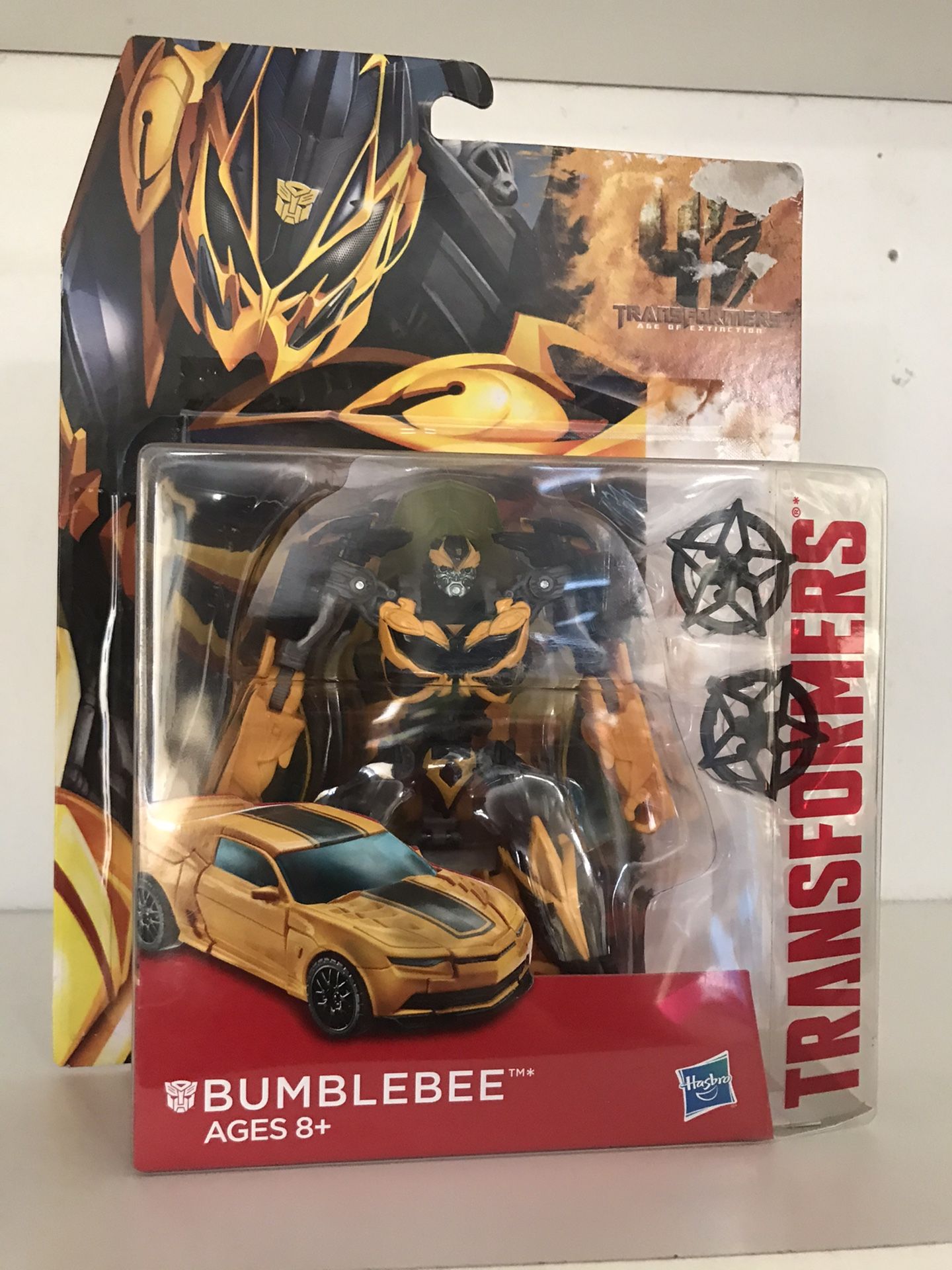 Transformers Age of Extinction AOE Deluxe Class Bumblebee camaro generations