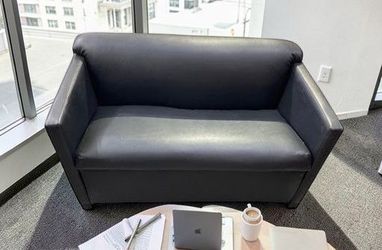 Contemporary Loveseat Reception Seating