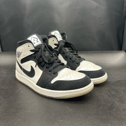 Nike Air Jordan 1 Mid SE Diamond Shoes - Men’s Size 8