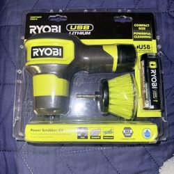 RYOBI scrubber kit