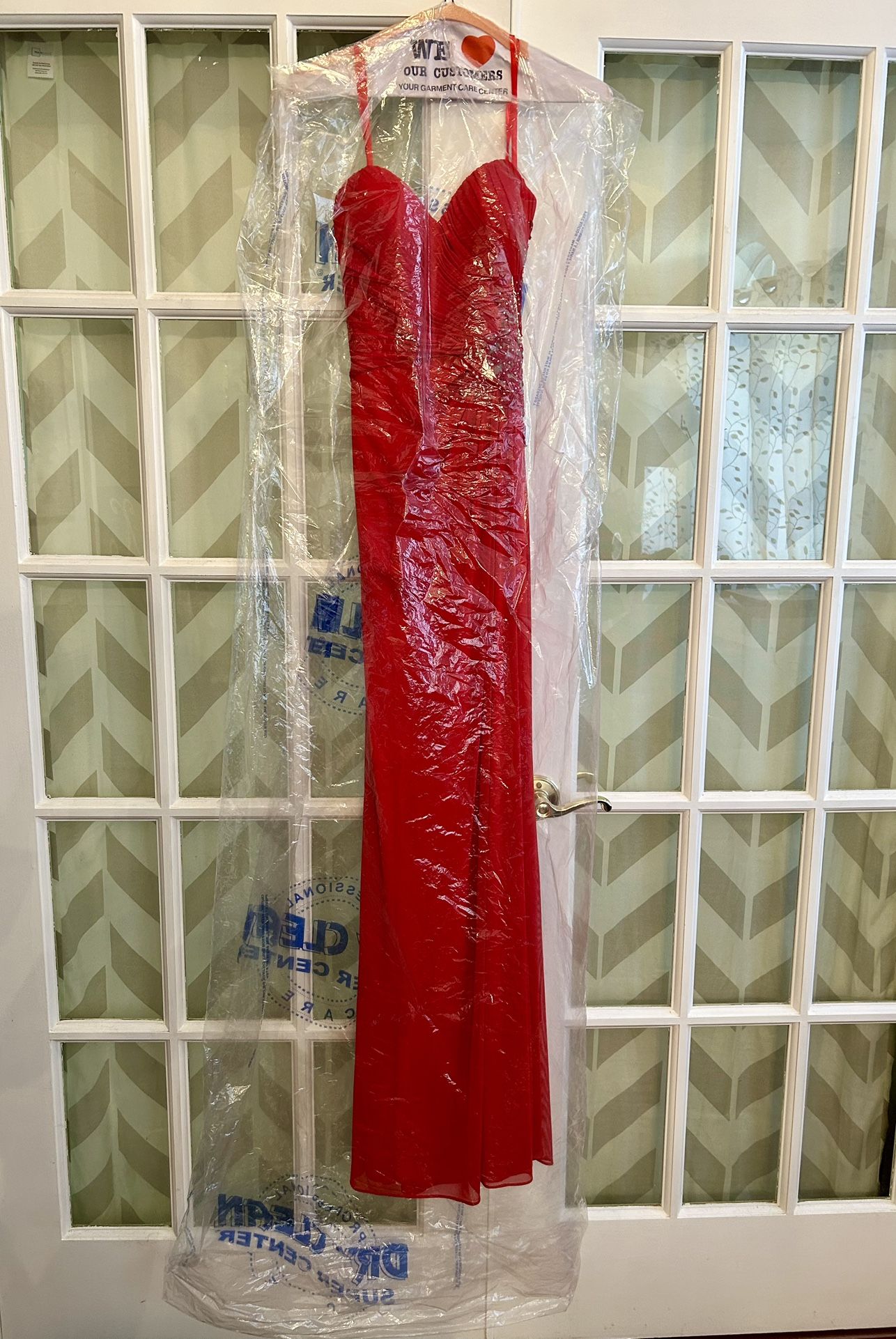 Red Evening Gown (Xscape Gown) Size 2