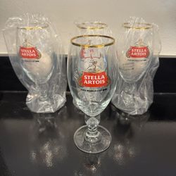 2026 FIFA World Cup Official Stella Artois Glass Chalice Limited Edition, 4 pieces