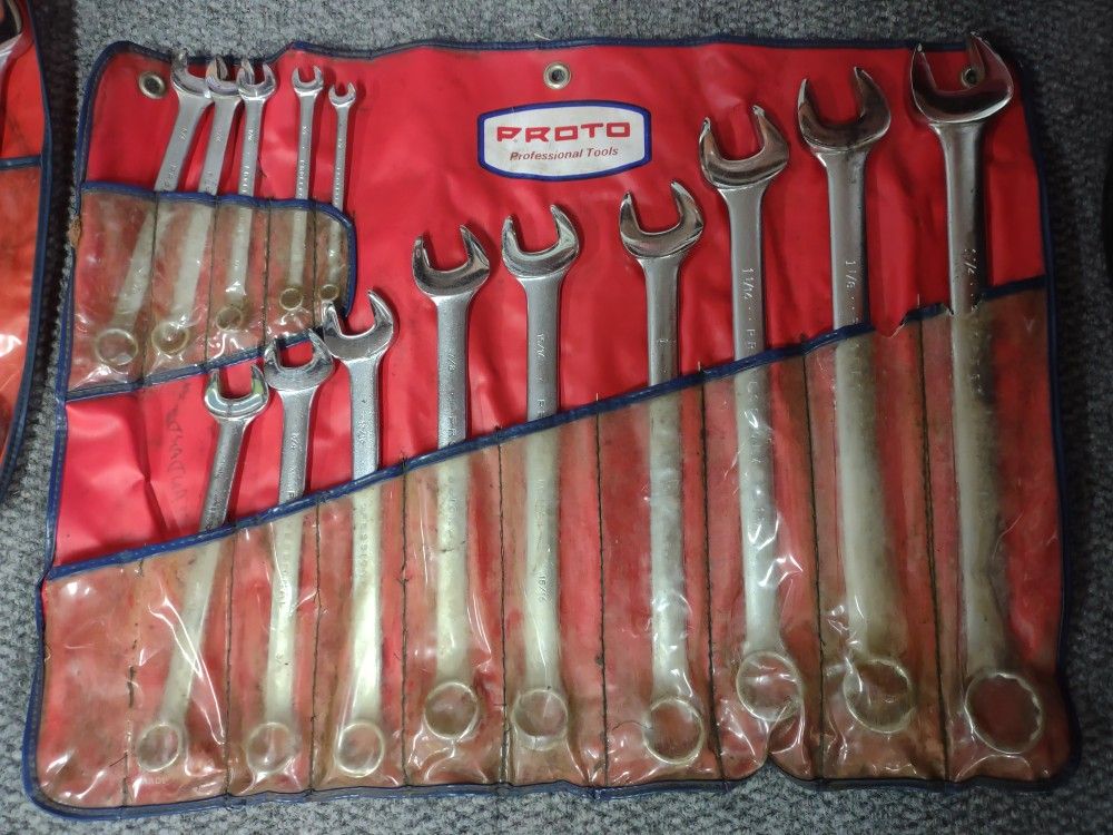 Vintage Proto Standard Wrench Set