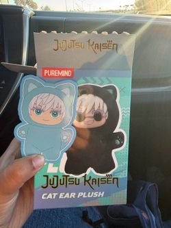 JUJUTSU KAISEN CAT EAR KEYCHAIN - SECRET GOJO