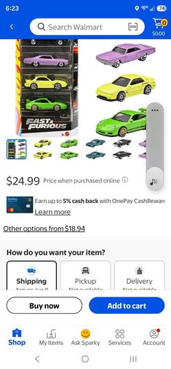Fast and furious hot wheels pack 5 low price