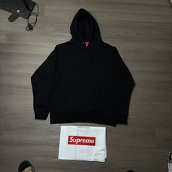 Black Supreme Hoodie Size Large 
