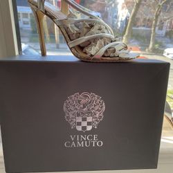 Vince Camuto Silver Heels 